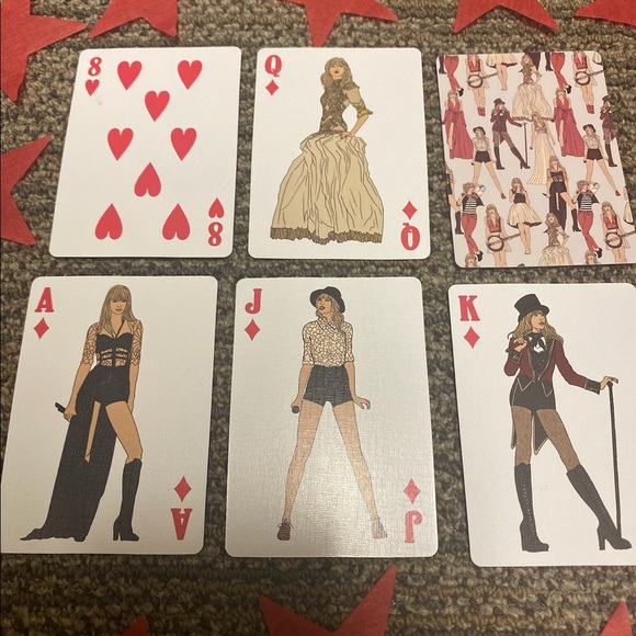 Taylor Swift Eras Playing Cards card set Red Taylor’s Version taylors game rare - Picture 5 of 16